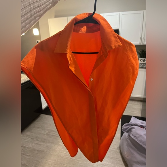 Womens Orange Top - Picture 1 of 5